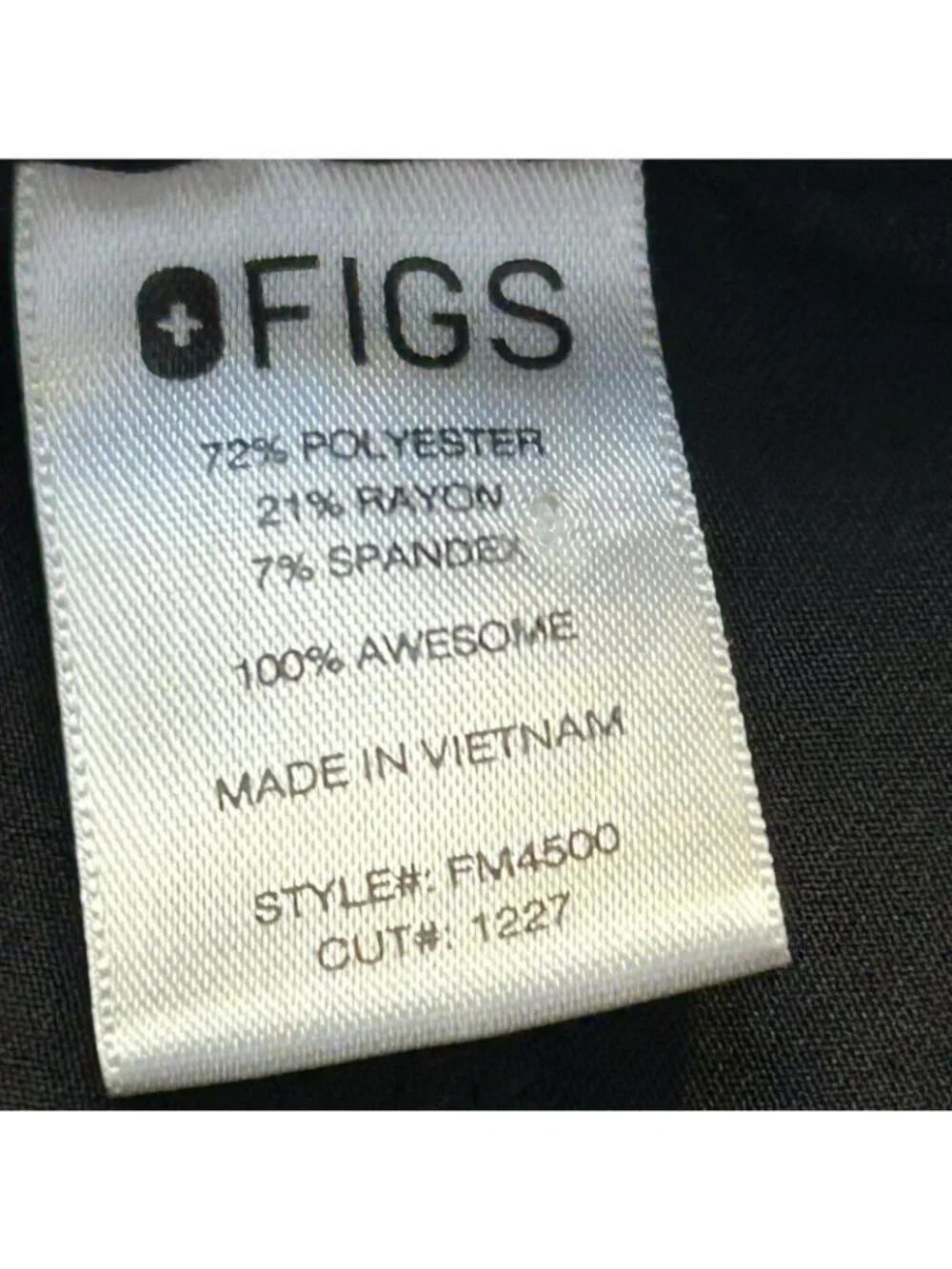 FIGS Pants Mens M Black Technical Collection Pisco Scrub Pant Elastic Drawstring